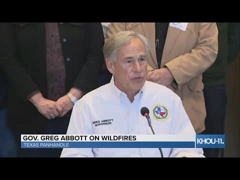 Gov. Greg Abbott addresses devastating wildfires in Texas Panhandle
