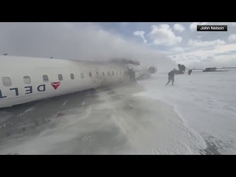 Canada plane crash survivor speaks about the moment it flipped