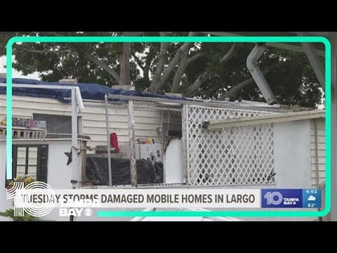 'It was devastating': 15 homes damaged by storms near Clearwater, Florida