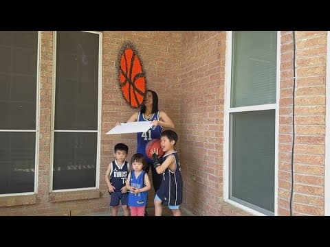 North Texas popular rice artist is a huge Dallas Mavericks fan