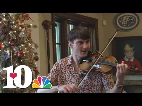 Student from Ukraine studying music at UT celebrates first Thanksgiving in America