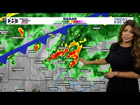 DFW weather: Tracking storms in North Texas on Friday