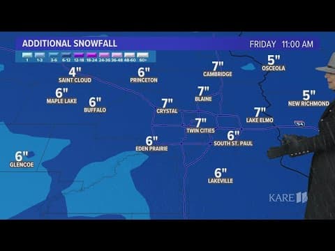 WEATHER: Second round of snow hits metro