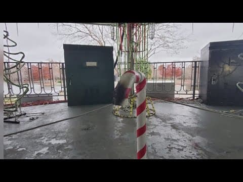 Lafreniere Park Christmas displays damaged by fires