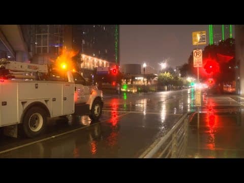 Finally! Rain falls across North Texas for the first time in over a month