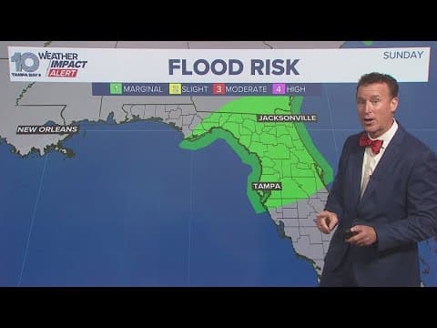 10 Tampa Bay Weather: Downpours dominate weekend