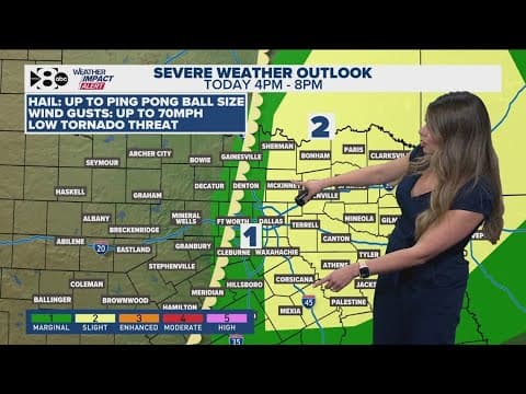 Severe storm potential prompts WFAA Weather Alert Day Wednesday in North Texas
