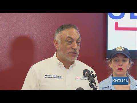 SBA, local leaders discusses federal aid, recovery efforts after deadly storms hit the Houston area