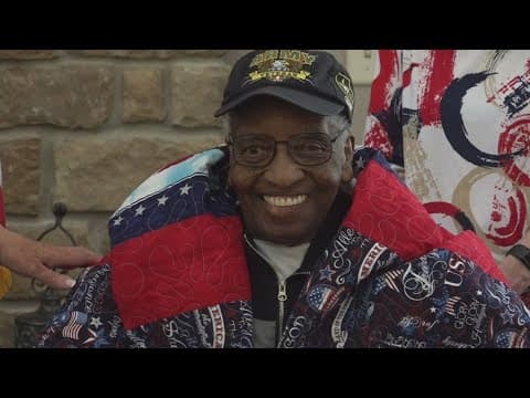 Sevier County groups honor US Army Veteran with Quilt of Valor Award