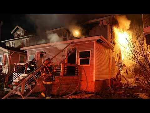 IFD investigating heavy fire at vacant house on Indy's near east side