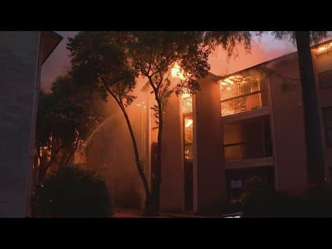 Watch live: KHOU 11's Deevon Rahming has the latest updates on west Houston apartment fire