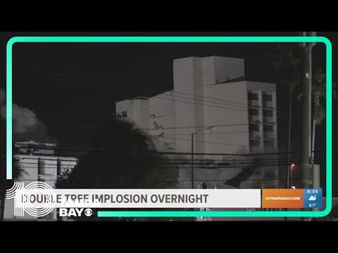 Tampa hotel demolished overnight