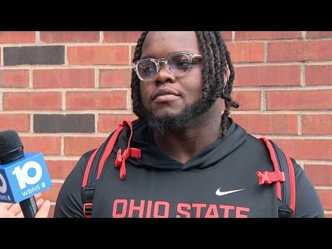 Kayden McDonald postgame interview | Ohio State vs. Illinois