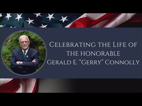 Funeral Service for Rep. Gerry Connolly