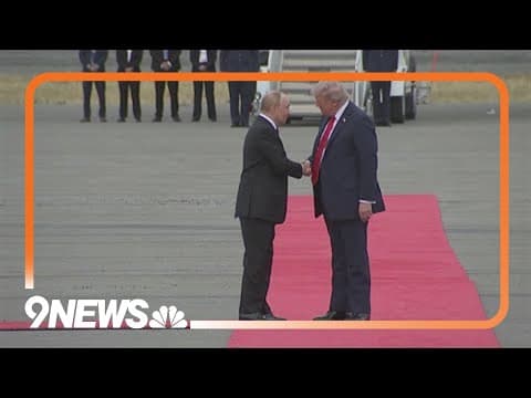 Trump pushes for end of Russia-Ukraine war in meeting with Putin in Alaska