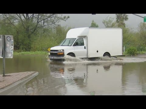Atmospheric river hits San Diego County | Heavy flooding, downed trees after widespread rain