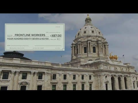 Walz announces frontline worker bonuses amount to $487