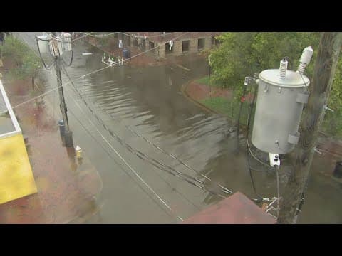 Flooding in Alexandria from Tropical Storm Debby