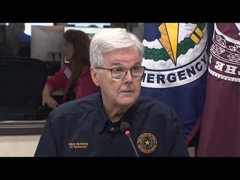 Texas officials highlight preparations for Tropical Storm Beryl