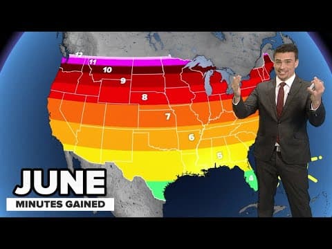 How much more daylight will we gain in June?