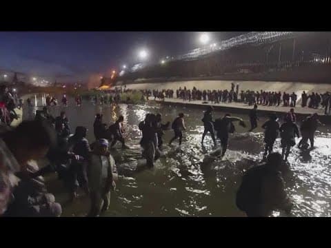 Thousands of migrants arriving at U.S. border ahead of Title 42 expiration