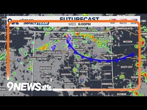 Latest forecast | Denver faces evening storms as cold front rolls in