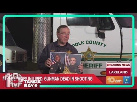 Two deputies injured after overnight shooting in Polk County