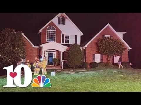 West Knox Co. home catches fire after lightning strike