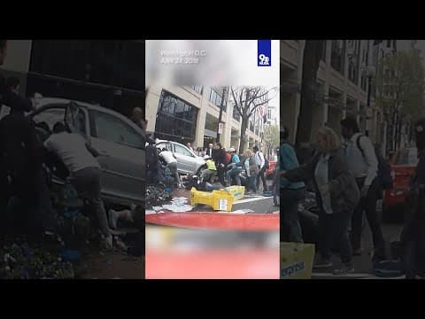 VIDEO: Two women trapped under car rescued by Good Samaritans