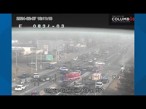 Police situation, crash shuts down state Route 161 in north Columbus; 1 hospitalized