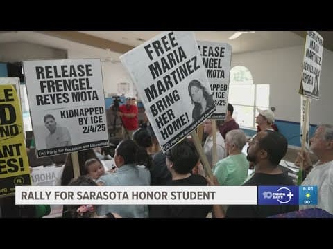 Community rallies for 22-year-old Sarasota honor student detained by ICE