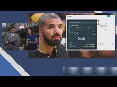 Drake drops huge bet on Mavs to win NBA Finals