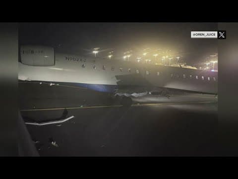 2 jets collide while taxiing at LaGuardia Airport in New York