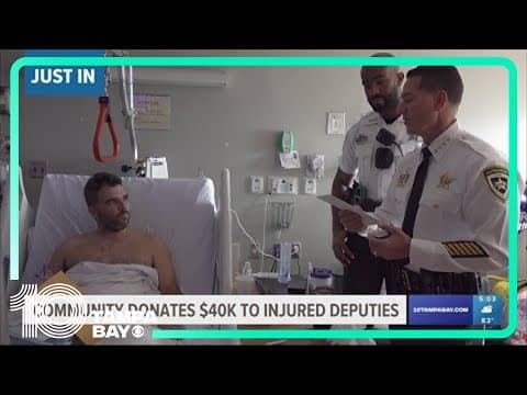 Community donates $40K to injured Hillsborough County deputies
