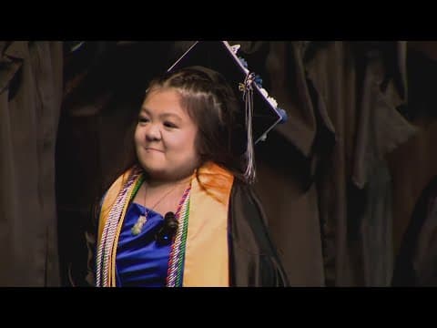 A walk to remember: Denver grad surprises classmates when she receives diploma