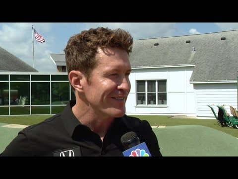 Scott Dixon takes part in IMS Community Day