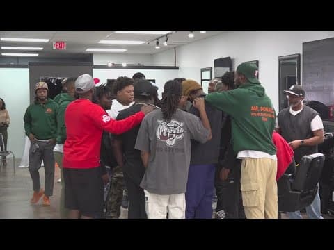 North Columbus barbershop holds event for young men to open up about their experiences