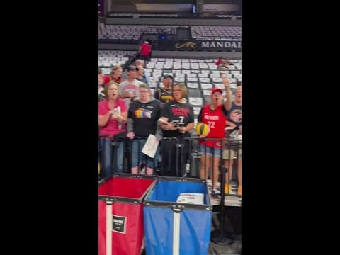 Fever fans show out in Las Vegas