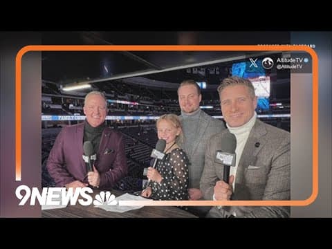 Denver 7-year-old steals the show as Avalanche game host