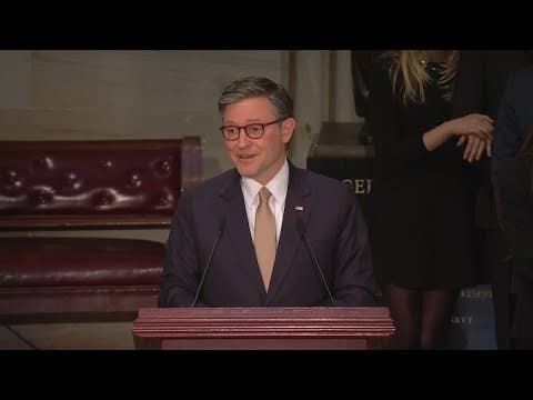 House Speaker Mike Johnson delivers eulogy for Jimmy Carter