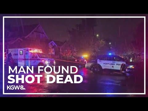 Neighbors recount moments a man was found shot dead in Northeast Portland