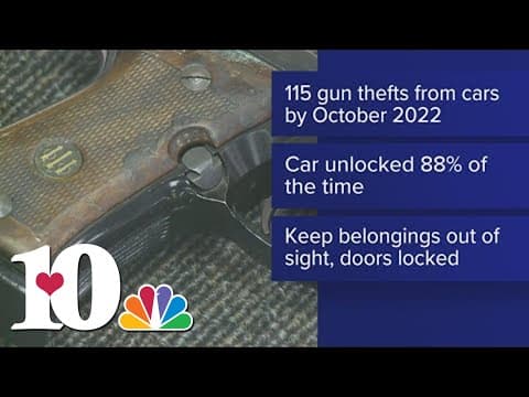 Tennessee leads the U.S. in car gun thefts