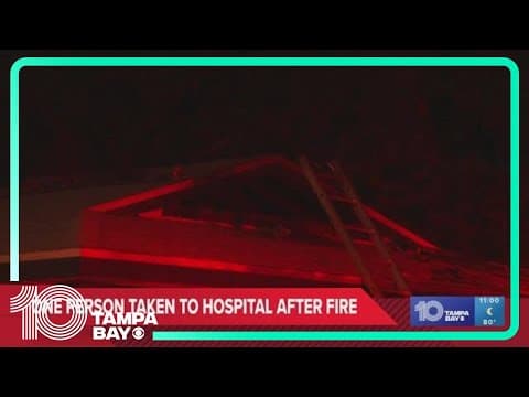 1 in hospital, 4 families displaced after apartment fire in St. Petersburg