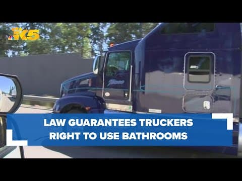 Washington law guaranteeing truck drivers access to bathrooms could become national model