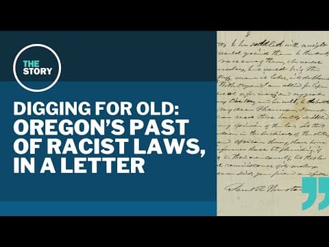 Letter exemplifies Oregon's shameful history of Black exclusion laws | Digging for Old