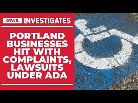 Portland businesses hit with ADA complaints, demands for thousands in attorney’s fees