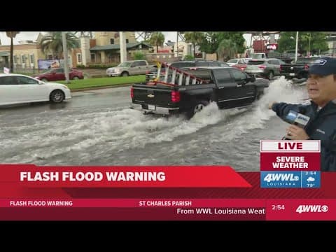 Don't be that guy on flooded streets