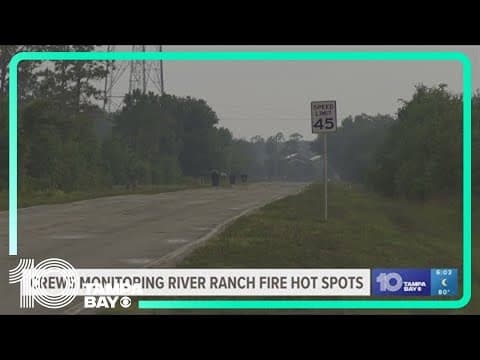 Crews are in the 'mop up' phase of River Ranch fire containment