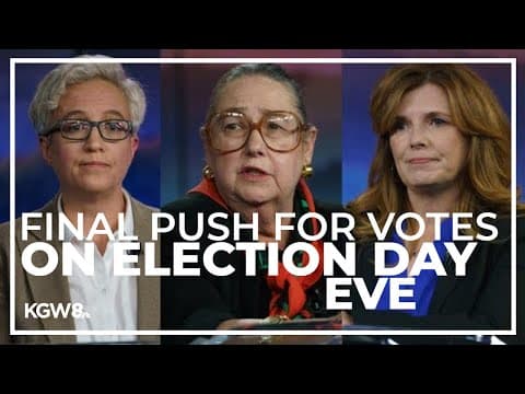 Oregon gubernatorial candidates make final push for votes on the eve of Election Day