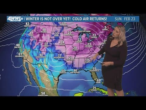 New Orleans Weather: Chilly week ahead with rain late Tuesday